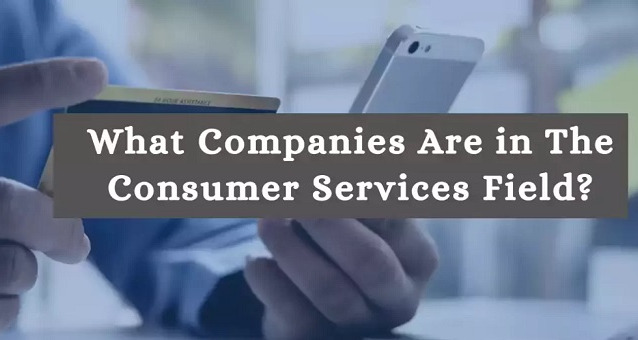 What companies are in the consumer services field ? Consumer services are non-material goods or activities that are commonly manufactured