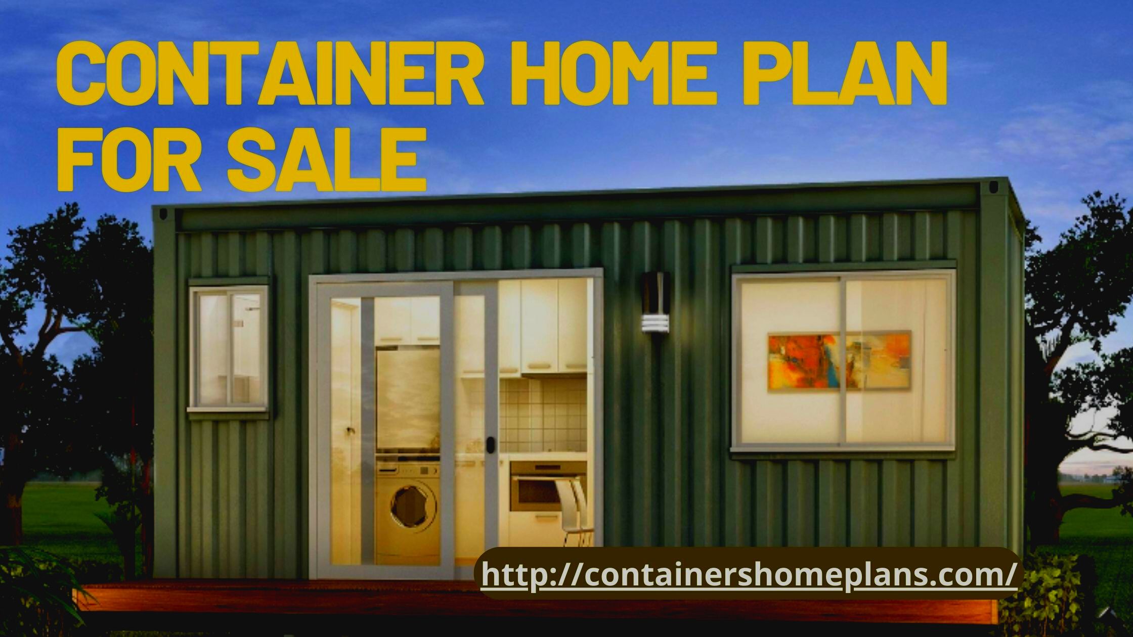 Container home plan for sale
