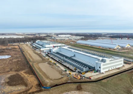 Modern industrial logistics warehouses and technology facilities driving commercial real estate growth worldwide today.