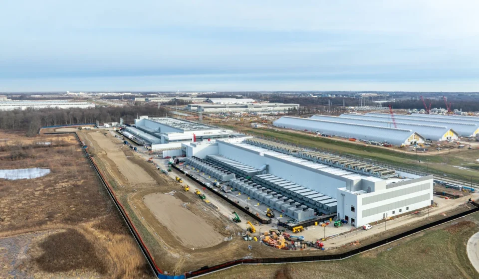 Modern industrial logistics warehouses and technology facilities driving commercial real estate growth worldwide today.