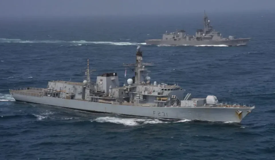 14-Nation Red Sea Maritime Security Coalition Operationalized Two naval frigates patrol open waters during Red Sea maritime security coalition operations