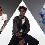 Gap models wearing casual denim and logo apparel in studio for Gap brand fashion campaign and expansion launch