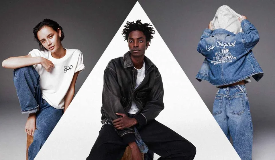 Gap Inc. Partners With Chalhoub Group for Middle East Expansion Gap models wearing casual denim and logo apparel in studio for Gap brand fashion campaign and expansion launch