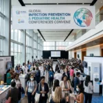 Medical professionals gather at global conference on infection prevention and pediatric health care.