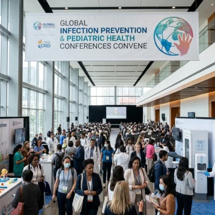 Medical professionals gather at global conference on infection prevention and pediatric health care.