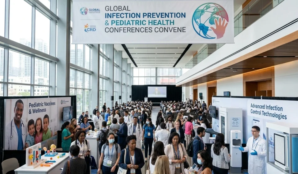 Medical professionals gather at global conference on infection prevention and pediatric health care.