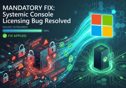 Microsoft update fixes console licensing errors, restoring Xbox login and library access for users.