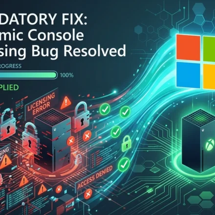 Microsoft update fixes console licensing errors, restoring Xbox login and library access for users.