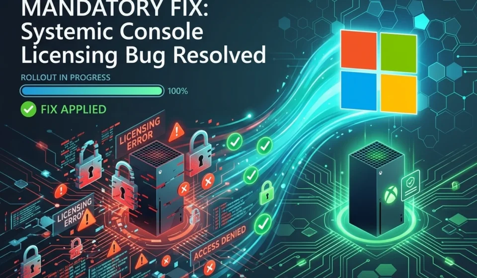 Microsoft Rolls Out Mandatory Fix for Systemic Console Licensing Bug Microsoft update fixes console licensing errors, restoring Xbox login and library access for users.