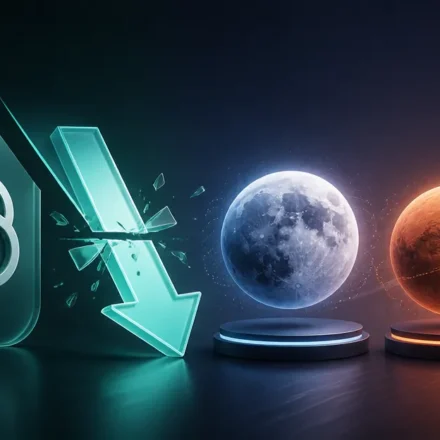 Illustration of OpenAI logo, falling prices for Luna and Terra AI models with rising growth chart up
