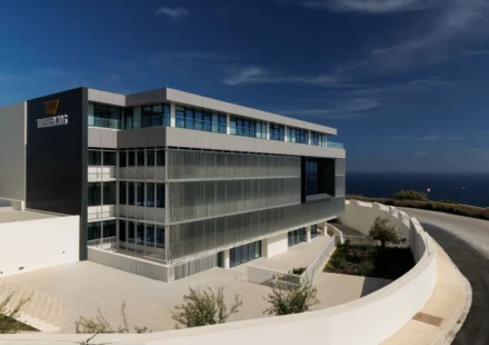 Semperit Group headquarters overlooking the sea, highlighting the company’s strong H1 2026 results!