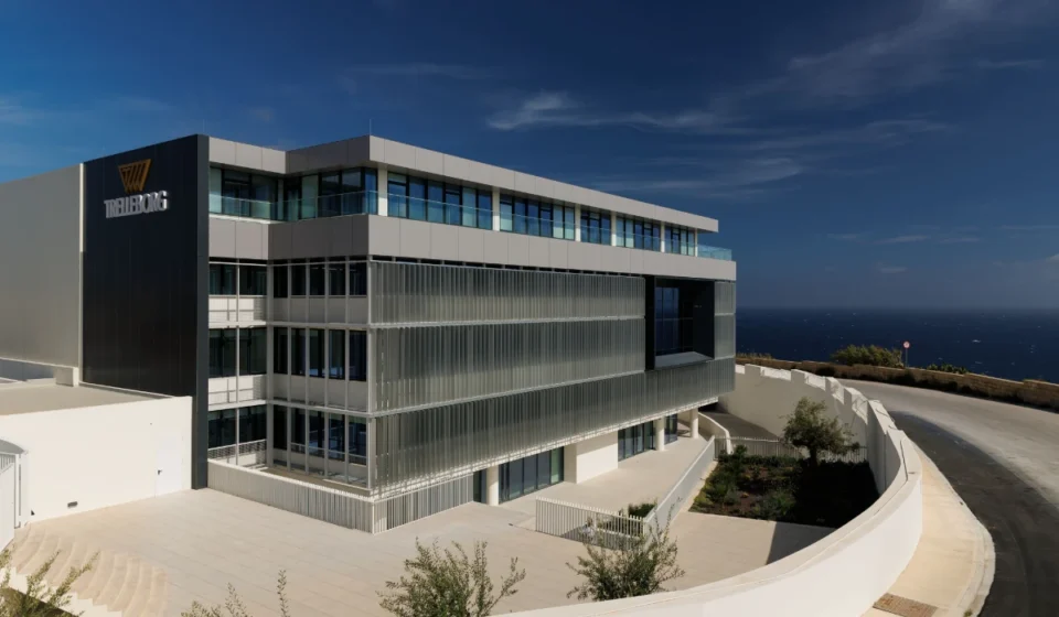 Semperit Group headquarters overlooking the sea, highlighting the company’s strong H1 2026 results!