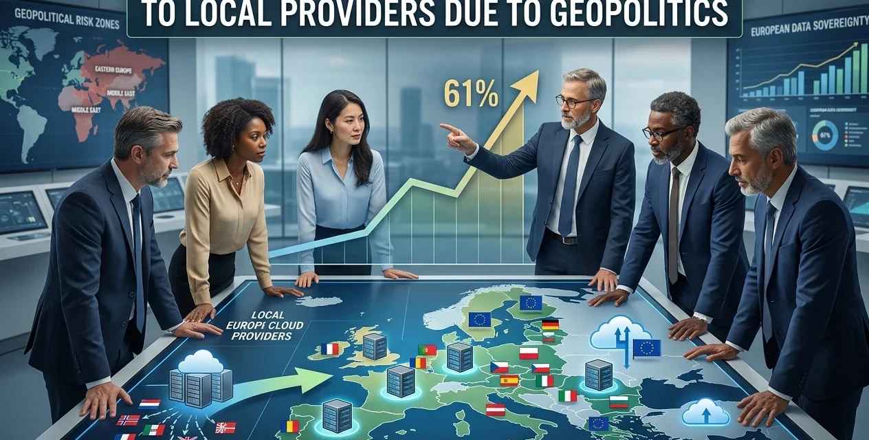 European CIOs shift to local cloud providers as geopolitical risks raise data sovereignty concerns.