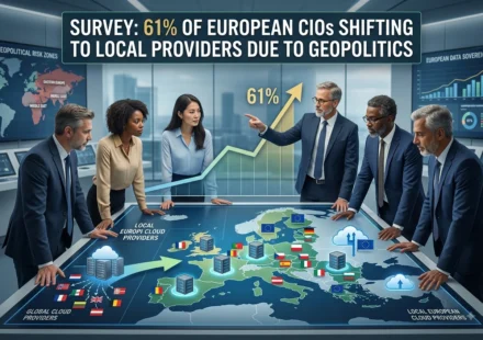 European CIOs shift to local cloud providers as geopolitical risks raise data sovereignty concerns.