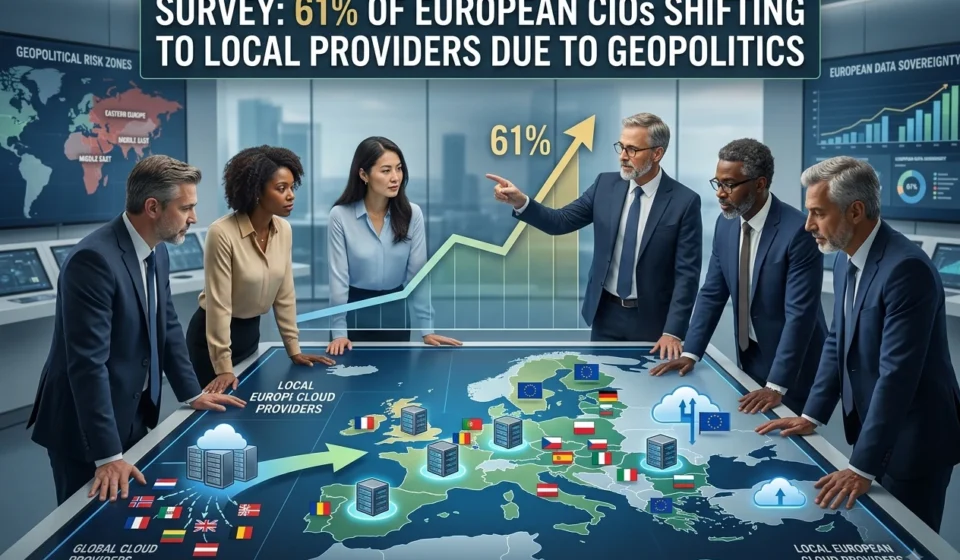 European CIOs shift to local cloud providers as geopolitical risks raise data sovereignty concerns.