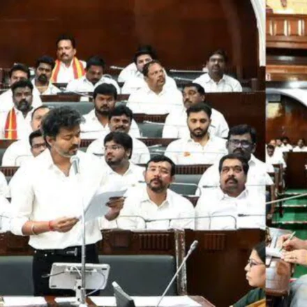 Tamil Nadu lawmakers attend an Assembly session as a resolution opposing NEET is considered by MLAs.