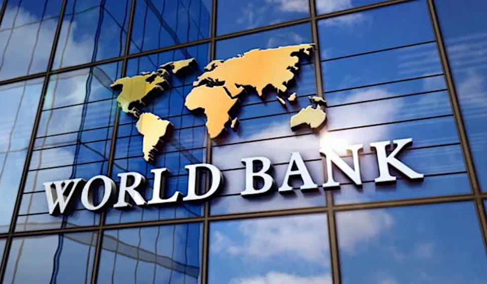 World Bank Launches Global STEM & AI Literacy Initiative World Bank building with a world map, highlighting global efforts to expand STEM and AI education worldwide.